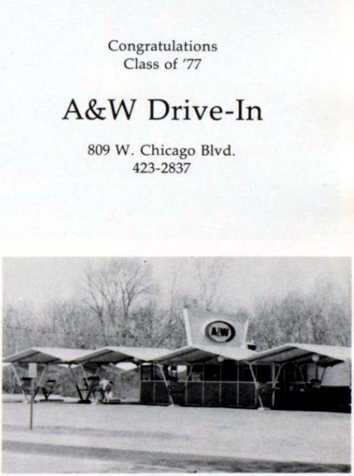 A&W Restaurant - Tecumseh - 809 W Chicago Rd 1 (newer photo)